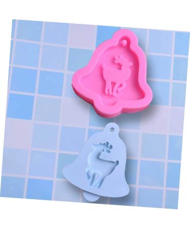 HAPINARY DIY Reindeer Candy Mold Chocolate Candy Molds Xmas Candy Cakesicles Mold Candles for Cake Christmas Candle Moulds Christmas Chocolate Molds Chocolate Silicone Molds 3D Gift Soap Violet 9.00X9.00X2.70CM - Buy Online on SooperMarket.com