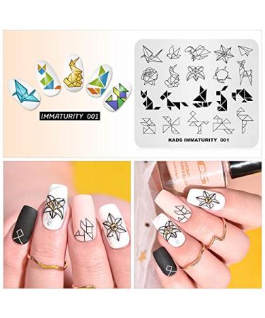 Alexnailart Chinese Style Summer Nail Art Stamping Plate - IM001 | Premium Nail Art Tools for Stunning Designs - Buy Online on SooperMarket.com