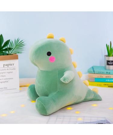 NatureMan Cute Dinosaur Plush Toy - Soft and Kawaii Stuffed Animal Doll for Children's Room Decor (Green) - Buy Online on SooperMarket.com