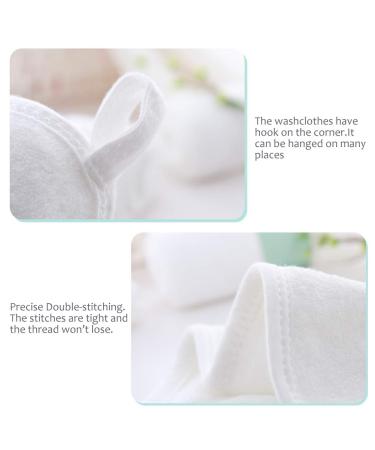 Soft Bamboo Baby Washcloths - 6 Pack 10x10 Inch - 2 Layer Absorbent Towel for Newborns - Gentle Baby Wipes for Delicate Skin - Shower Registry Essential - Buy Online on SooperMarket.com