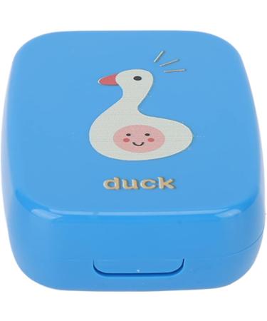 Contact Lens Case Kit Dustproof Waterproof Cute Little Duck Portable Plastic Material Contact Lens Box with Wearing Stick for Travel for Woman Blue - Buy Online on SooperMarket.com
