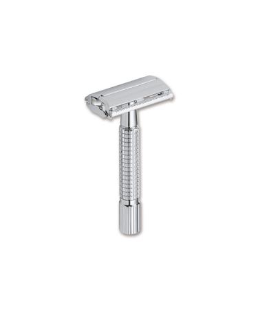 B ker Plus Manufaktur Solingen Safety Razor Butterfly Chrome Silver 1 piece (1 pack) Classic