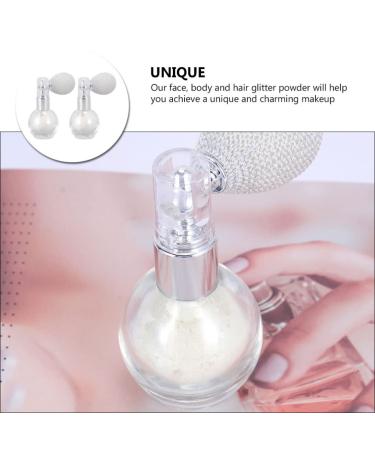 KALLORY 2pcs Spray Glitter for Face & Hair - High Gloss Makeup Spray Perfume Bottle for Women | Glitter Makeup Accessory - Buy Online on SooperMarket.com