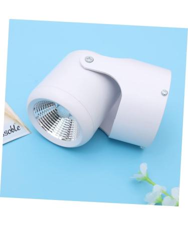 HEMOTON LED Spotlight Spotlight Spot Light Wall Swivel Lamp Ceiling Downlight Ceiling Lamp Wall Lamp Adjustable White Size 2 - Buy Online on SooperMarket.com