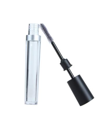 KALLORY 2 18pcs Mascara Tube 10ml Empty Tube Funnel Dropper Transfer Pipettes Eyelash Bottle Blowing 10.5X1.7cm Black