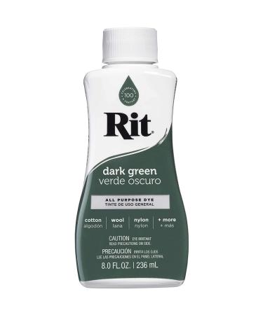 Rit Dye Rit All Purpose Liquid Dye, 236ml, Green, 8 Fl Oz 236ml Green