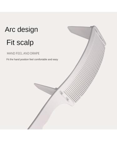 zabeto 1Set Positioning Comb Barber Hair Cutting Comb Salon Hairdressing Clipper Curved Comb for Men Hair Styling Tool Black - Buy Online on SooperMarket.com