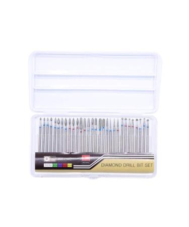 Drill Nail Bit Manicure Drill Accessories Professional Manicure Drill Bits Professional Steel Drill Tungsten Steel Nozzle Accessory for Nail Accessories