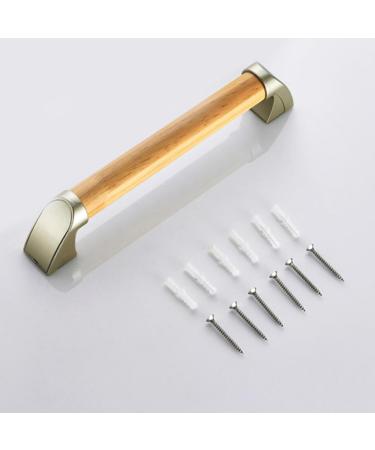 Shower Grab Bar Wooden Bathroom Balance Hand Grips Non Slip Safety Handrail 17inch armrest - Buy Online on SooperMarket.com