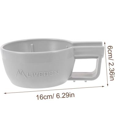 Wofash Pure Soap Bowl Shell | Large Size Shaving Soap & Foaming Bowl for Wet Shaving | Travel Container & Anti-Case for Razors - Buy Online on SooperMarket.com
