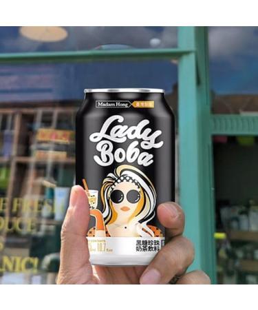SUPPLIIONLINE Madam Hong Best chilled Lady Boba Grass Jelly and Brown Sugar Bubble Tea - 315ml (Brown Sugar) - Buy Online on SooperMarket.com