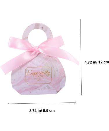 HOMSFOU 50 Sets Candy Box Wedding Party Favor Boxes Chritmas Candy Wedding Boxes Hawaiian Paper Favor Boxes Birthday Candy Bags Chrismas Candy Paper and Ribbon Chocolate Box Baby Gift Box 1 count (Pack of 1) Pink - Buy Online on SooperMarket.com