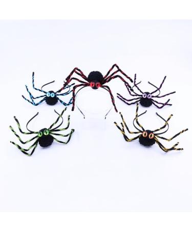 JSGHGDF Funny Araneid Birthday Party Spiderling Headwear Hair Halloween Costume Hairband Green - Buy Online on SooperMarket.com