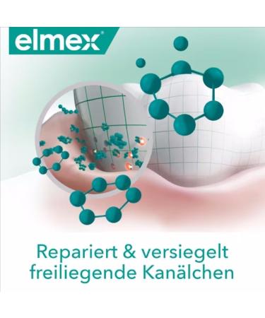 Elmex SENSITIVE PROFESSIONAL Toothpaste 75ml Set of 6 & Celexqua Toothbrush Cap - Gentle Whitening for Sensitive Teeth | International Shipping - Buy Online on SooperMarket.com
