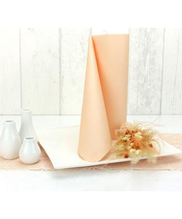 50 APARTina Fabric-Like Airlaid Napkins - Bleached Apricot 40x40 cm | Premium Quality for Elegant Dining | International Shipping - Buy Online on SooperMarket.com