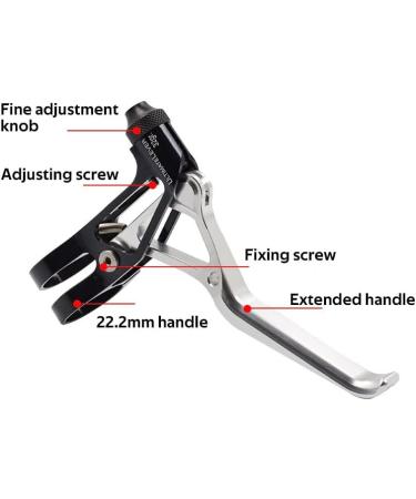 Bibike Ultralight 4-Finger Aluminum Alloy Brake Lever - Silver - Buy Online on SooperMarket.com