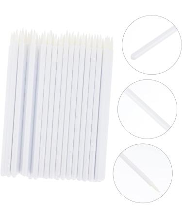 MUSISALY 100pcs Disposable Eyeliner Brush Makeup Brush Applicator Eye Tool Brush Eye Makeup Brush Cosmetic Brush Eyeliner Fiber Brush Eyeliner Applicator Makeup Eye Tool 9x6.5cm White - Buy Online on SooperMarket.com