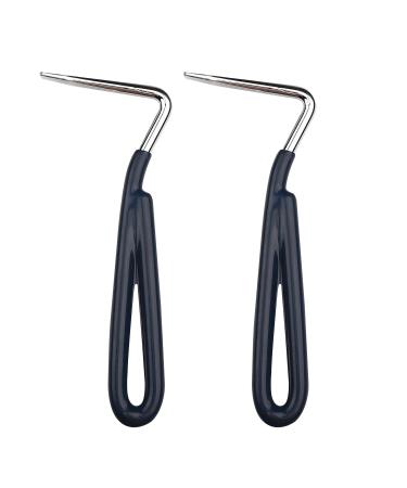 Bohue 2Pcs Hoof Pick Pear Shaped Hoof Pick Horseshoe Trimmer Horseshoe Repair Tool Hoof Care for Horse Donkey Goat (Random Color)