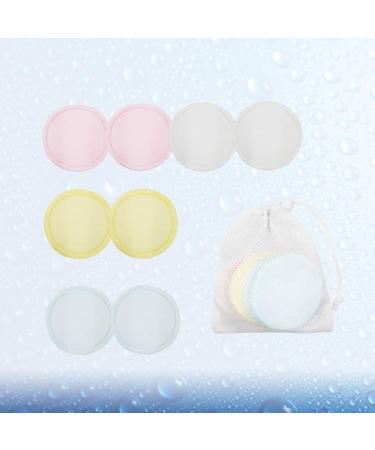 Milisten 8Pcs Reusable Bamboo Makeup Remover Pads - Eco-Friendly Cotton Rounds for Face & Nail Polish - Washable Facial Towels - Buy Online on SooperMarket.com