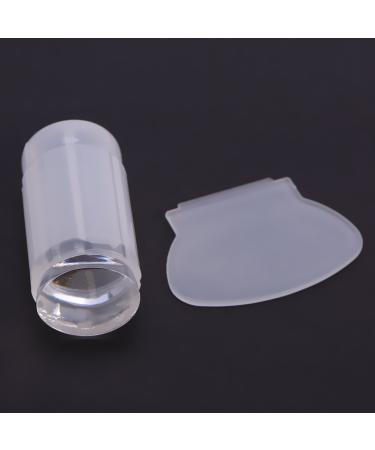 Buy Silicone Nail Stamper - Professional Nail Art Tools & Scraper Kit (White) for DIY Manicure | International Shipping Available - Buy Online on SooperMarket.com
