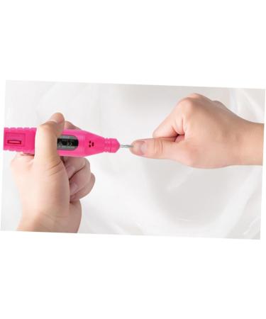 POPETPOP Portable Nail Drill Nail File Drill Portable Nail Polishing Machine Nail Drill Machine Professional Acrylic Gel Tool Acrylic Nails Tools Nails Gel Electric Tools Sander Manicure 13.8*2.8cm Rosy - Buy Online on SooperMarket.com
