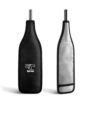 Hornet Watersports Blade Cover for Dragon Boat Paddle (Black/Black/Silver)