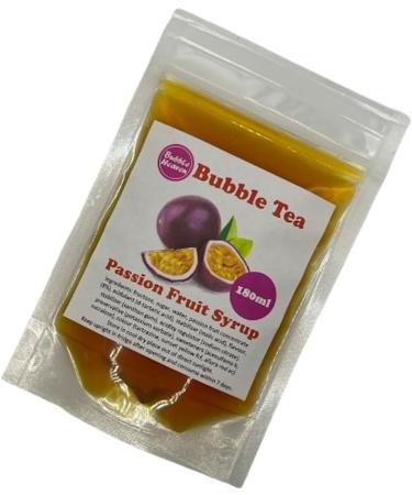 Fruity Passion Fruit with Mango Popping Bobas Bubble Tea Kit 3 to 6 Drinks Passion Fruit and Mango - Buy Online on SooperMarket.com