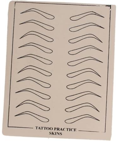 Beavorty 18 Sheets Eyebrow Microblading Skin Vehicle Grab Handles Eyebrow Training Skin Practice Skin - Buy Online on SooperMarket.com