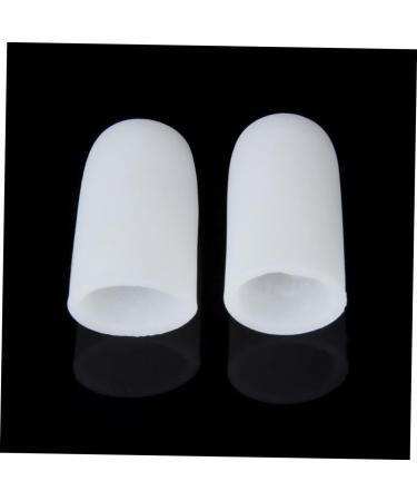 Gel Toe and Thumb Protector Pair for Shoes - White Foot Care Sleeve for Blisters and Comfort - Buy Online on SooperMarket.com