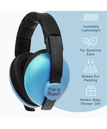 Kiki Babies Baby Noise Canceling Headphones with Baby Wipes Dispenser and Travel Bag - Premium Infant Ear Muffs for Concerts, Outdoors, Airplane - Comfortable Design - Buy Online on SooperMarket.com
