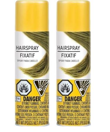 amscan Hair Spray Yellow 3 Oz (Pack of 2)