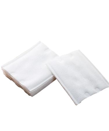 200PCS Deep Clean Makeup Eraser Double-Deck Makeup Organic Cotton Square Cosmetic Cotton Pads for Discharge Makeup and Cleaning