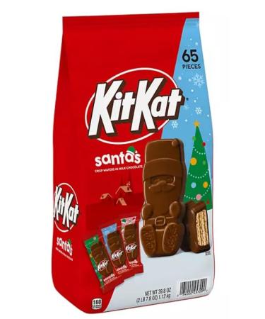 KitKat Santa's Crisp Wafers in Milk Chocolate - 65 pieces