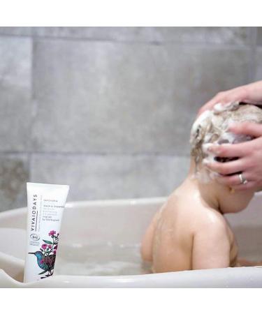 VIVAIODAYS Organic Saponaria No-Tears Wash & Shampoo 5.1 fl.oz. | 150ml - Buy Online on SooperMarket.com