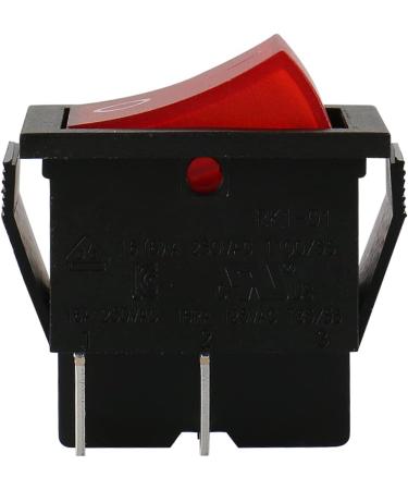 Baomain Red Light DPST ON/Off Boat Rocker Switch 16A/250V UL TUV Listed - 1 Pack - Buy Online on SooperMarket.com