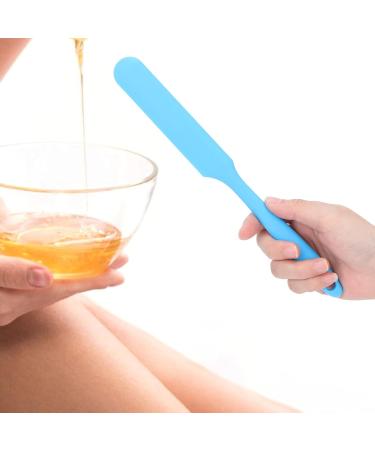 Buy Nondy Wax Spatula & Applicator - Reusable Silicone Hair Removal Tool for Home Salon - Blue - Buy Online on SooperMarket.com