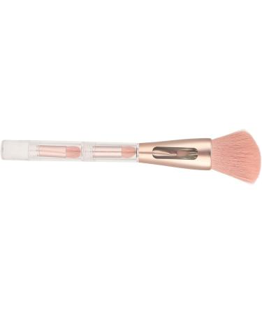 4 in 1 Makeup Brush Transparent Handle Portable Soft Hair Professional Eyeshadow Blush Uniform Coloring for Daily Use for Dating Party - Buy Online on SooperMarket.com