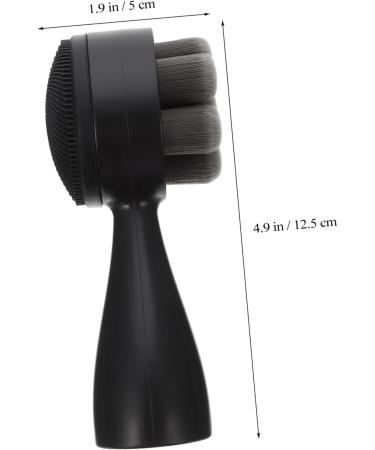 minkissy Manual Face Brush Manual Facial Brush Face Exfoliator Face Brush Black 12.5X5X5CM - Buy Online on SooperMarket.com