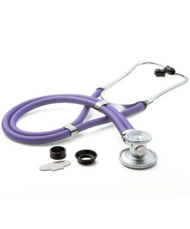 ADC - 641LV Adscope 641 Sprague Stethoscope with 5 Interchangeable Chestpiece Options 30 inch Length Lavender