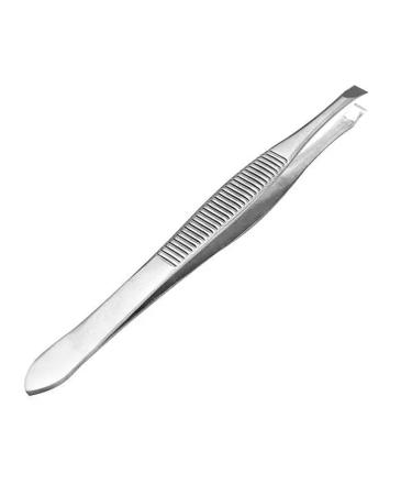 Tweezers Stainless Steel Eyebrows Tweezers Hair Removal Clip Precision Tweezers Set Silver