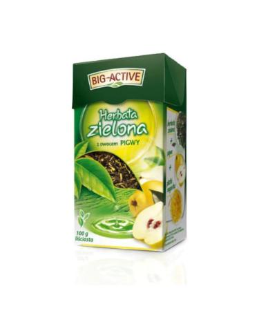 Green Tea With Quince Loose Leaf Fruit Natural Pure And Refreshing Herbal Fruit Infusion Herbapol