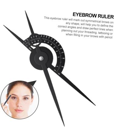 PLAFOPE Eyebrow Positioning Ruler Eyebrow Measure Tool Tattoos Measure Tool Draw a Line Balance Ruler - Buy Online on SooperMarket.com