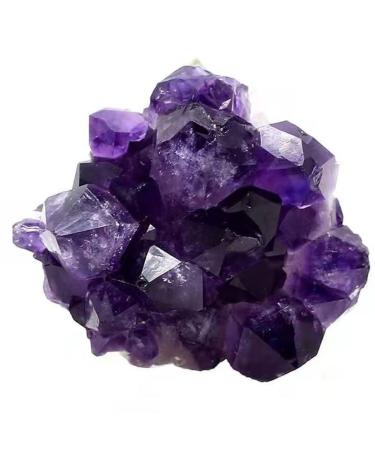 1pc Natural Amethyst Cluster Quartz Minerals Stones and Crystalsfor Home Decoration Suitable for Furniture Decoration HOMEZHOU 40-60mm