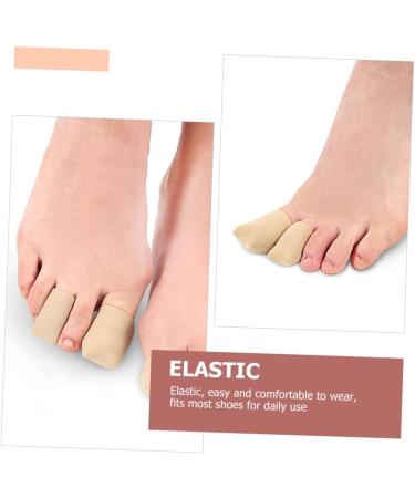 Silicone Gel Big Toe Caps - 2 Pairs Breathable Protective Guards 4x2.5cm - Buy Online on SooperMarket.com