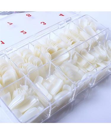 500pcs Natural Color Artificial Nails - Premium False Nails in Box | Nail Art Beauty Supplies for All - Buy Online on SooperMarket.com