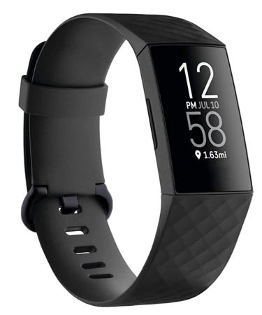Replacement Bands Compatible with Fitbit Charge 4 / Fitbit Charge 3 Bands for Women Men, Silicone Fitness Sport Wristbands for Women Men Small Large Black Large