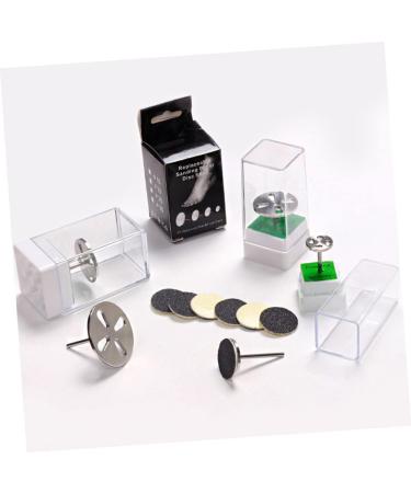 Healeved Foot Bearings Hole Design Bearing Sanding Discs Bearing Pedicure Sanding Slices Bearing Electric Foot Bearing Tool Grinding Feet Stainless Steel Universal - Buy Online on SooperMarket.com