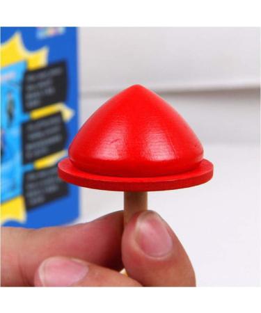 YeahiBaby Wooden Spinning Top - Traditional Colorful Wooden Toy Set for Kids (4 Pieces) - Perfect Gift for Children - Buy Online on SooperMarket.com