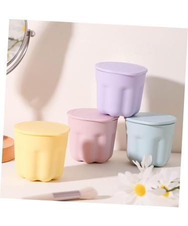 minkissy 10 Sets Pp Washing Bowl Silicone Rinsing Bowl Brush Cleaning Tool Make Brush Cleaning Bowl Cosmetic Scrubber Mat Brush Clean Bowl Cleaner Silica Gel Makeup Brush - Buy Online on SooperMarket.com