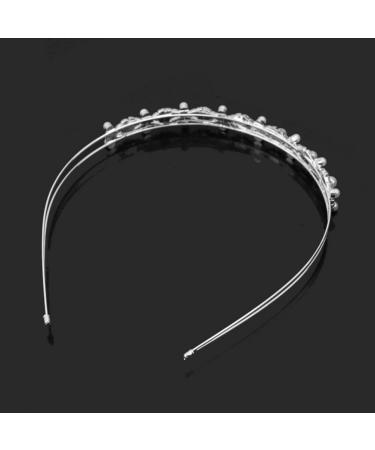 EXCEART Faux Pearl Rhinestones Headdress Bridal Rhinstone Headpieces Pearl Wedding Headband Rhinestones Pearl Headdress Bridal Pearl Hairband for Bride Bridesmaids - Buy Online on SooperMarket.com
